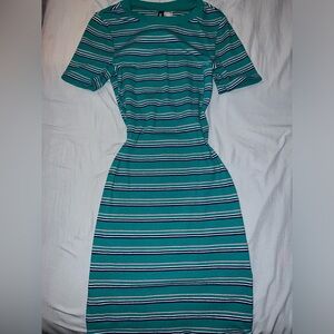 Midi striped dress